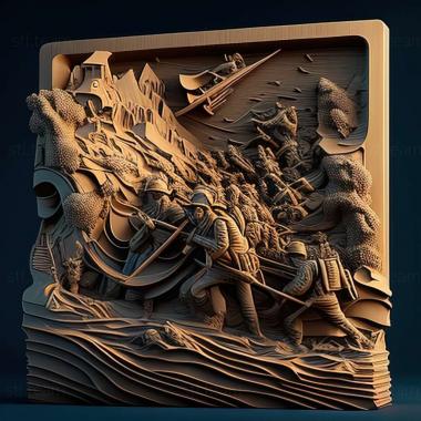 3D model World of Battles game (STL)